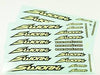 SWORKz Speed Logo Sticker (PushBar)(FY)(2pc)