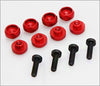 Highest RC Servo Grommet 4.5mm (8 pcs) - Red / Black / Silver / Blue