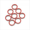 High Performance Rubber Cover Ball Bearing 15x21x4mm (8pc)
