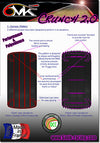 6MiK "CRUNCH 2.0 - 2wd / 4wd" 1/10 Indoor Rear Tyres + Foam Inserts (1 pair)
