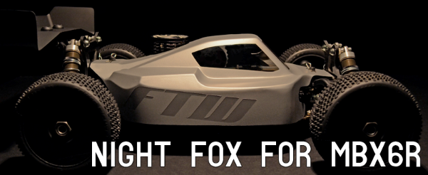 FTW Night Fox 1/8 Scale Buggy Clear Lexan Bodies