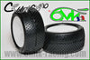 CRUNCH 1/10 2wd / 4wd Rear Tyres (1 pair + Foam) - Carpet / Astro