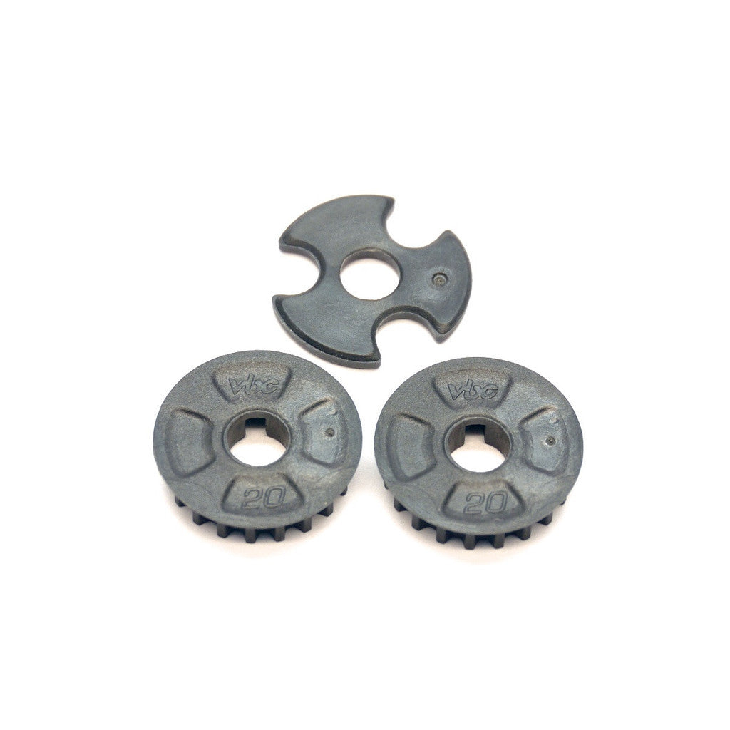 20T Center Pulley/Pulley Spacer Set