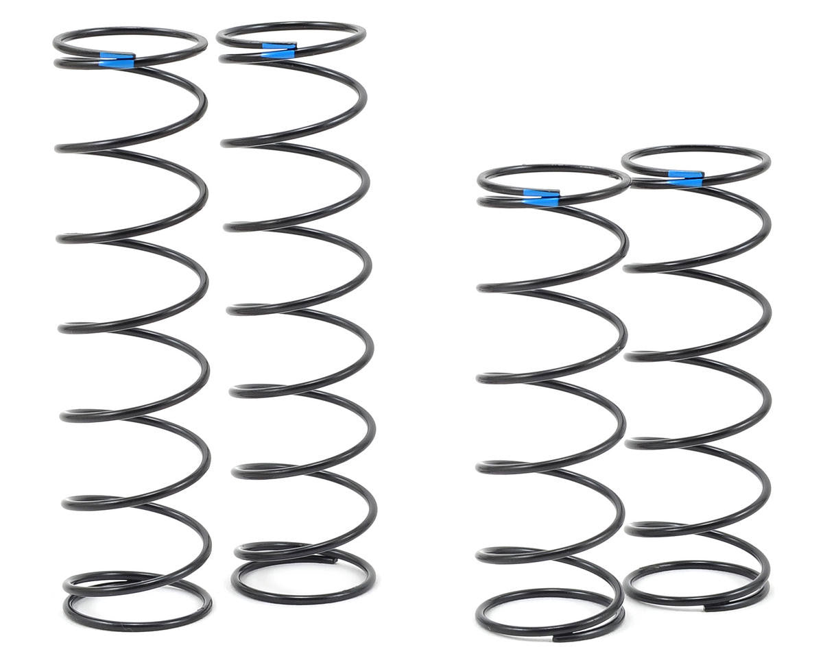 SWorkz S350 Long Pitch Shock Spring Set (4) (1.5mm x P14) (Blue)
